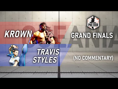 GRAND FINALS OCEANIA ➤ Krown (Ryu) vs Travis Styles (Chun-Li) - Capcom Pro Tour (No Commentary) 🔥SF6
