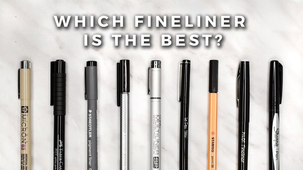 Which Fineliner is the Best! | STATIONERY SHOWDOWN