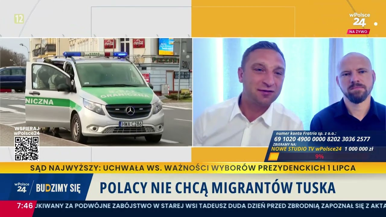 POLACY NIE CHCĄ MIGRANTÓW TUSKA! RUCH OBRONY GRANIC: ROBERT BĄKIEWICZ I ...