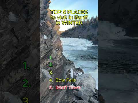 Top 5 places to visit in Banff in Winter  #banff #mountains #canada #travel #nature #winter