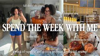 prepping for the fall season 🍁| fall decor shopping, chill hangout vlog, living alone in my 20s