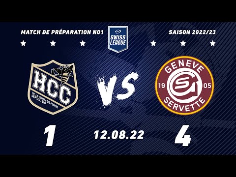 12.08.2022 HC La Chaux-de-Fonds - Genève Servette HC (1-4)