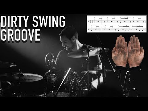 A Dirty Swing Groove - Transcription and Breakdown - Drum Lesson By Nick Bukey