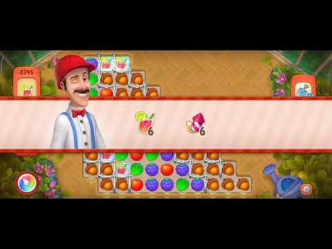 Gardenscapes Level 2345 Walkthrough "No Boosters Used"