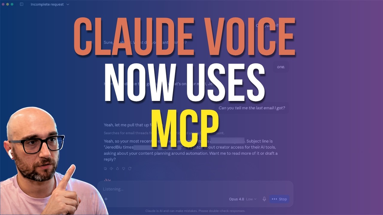 Claude Voice Uses Your MCP Servers Now (I Tested It vs ChatGPT)