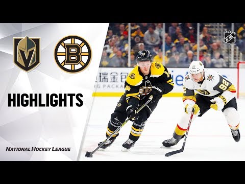NHL Highlights | Golden Knights @ Bruins 1/21/20