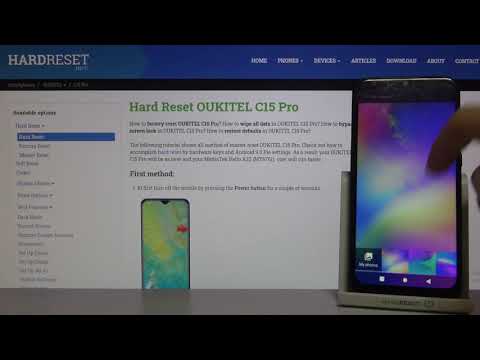 How to Open Wallpapers List on OUKITEL C15 Pro