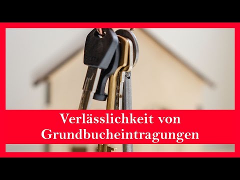 Verlässlichkeit von Grundbucheintragungen (Eintragung von Aufbauten ohne Baugenehmigung)