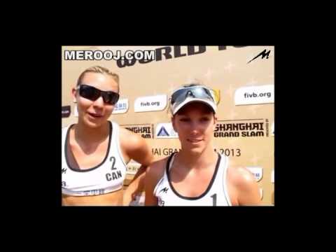 MEROOJ Beach Volleyball-Shanghai Grand Slam Women - Jamie Lynn Broder and Kristina Valjas CAN)
