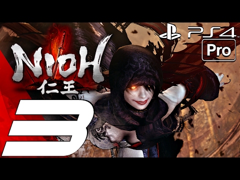 Nioh - Gameplay Walkthrough Part 3 - Hino-enma Boss Fight & Wreathed in Flame (PS4 PRO)