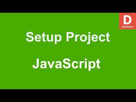 JavaScript Setup Configure Project