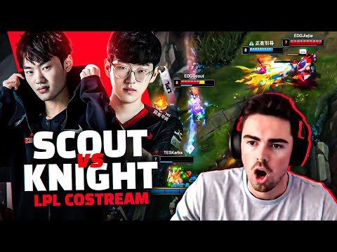 SCOUT vs KNIGHT *BATTLE OF THE GODS* | LPL Costream