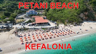 Kefalonia, Greece 4K Drone - Petani Beach