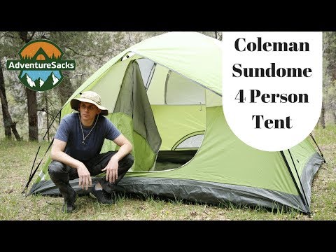 Coleman Sundome 4 Person Lightweight Camping Tent Review