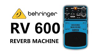 Video thumbnail for Behringer RV600 Reverb Machine - Stereo Demo by Matt Trojak