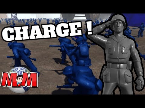 Last CHARGE of the Blues ? Army Men of War GREY Vs BLUE