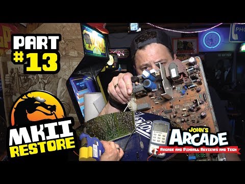 MORTAL KOMBAT ARCADE RESTORE PART 13 - HANTAREX POLO FILM CAPACITORS