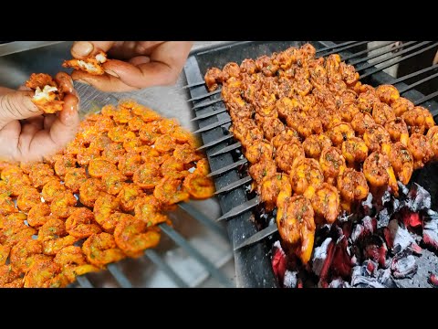 Barbeque prawn recipe | prawn tikka restaurant style | by Farooq ghouri
