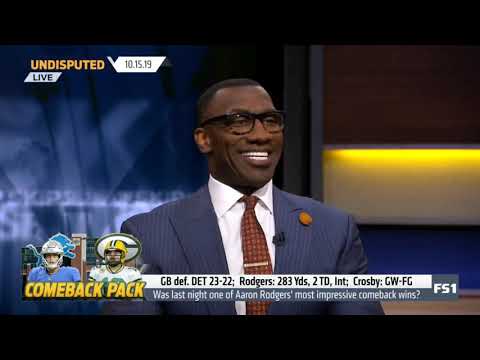UNDISPUTED - Skip Bayless: Was last night one of Aaron Rodgers' most impressive comeback wins?