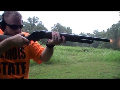 PW 87 Lever Action 12 Gauge Shotgun Shooting