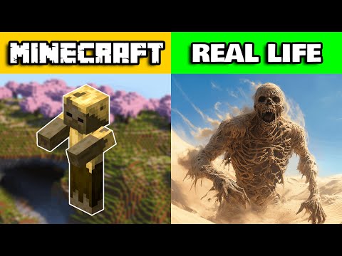 MINECRAFT MOBS VS REAL LIFE #14 | Super Realistic 4k