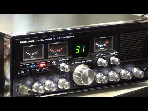 Midland 76-900 CB27/81 UK FM CB radio base station - On The Air test