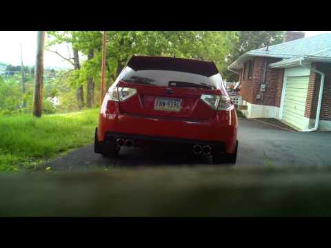 2011 Subaru WRX Hatch with 3" Turbo-back exhaust part 2
