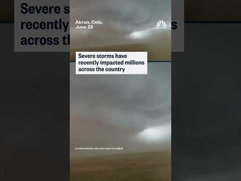 Video captures a rotating funnel could as dust storms hit Colorado