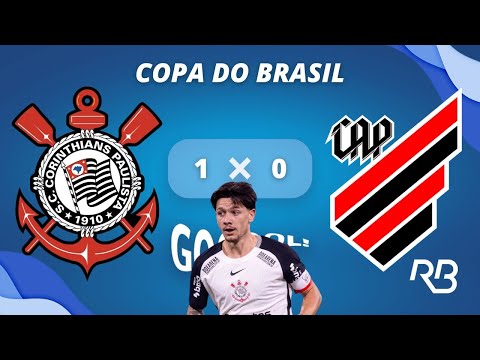 GOL DO CORINTHIANS! GOL DE GARRO! Corinthians 1 X 0 Athletico Paranaense
