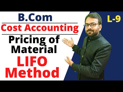 LIFO Method (Last In First Out) | Store Ledger A/C Problem Solution | Cost Accounting B.com