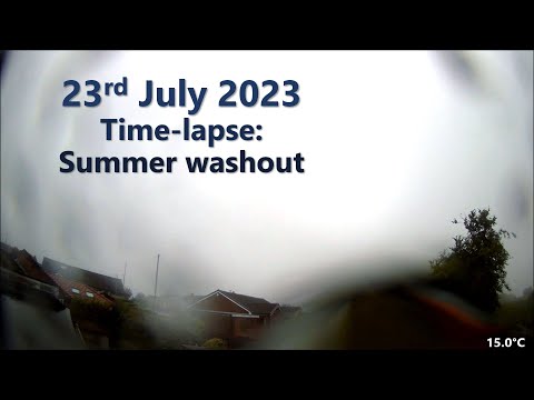 23 July 2023 Time-lapse: Summer washout