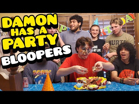 Damon has a Party BLOOPERS