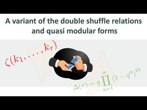 A variant of the double shuffle relations and quasi modular forms