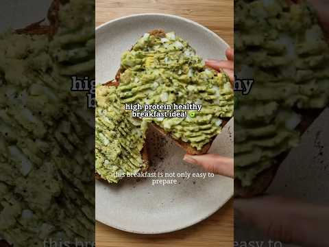 🥑 Avocado & Eggs on Whole Wheat Toast 🍞