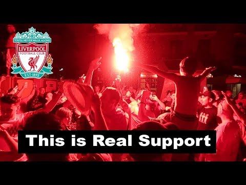 Liverpool Fans Shake Madrid - 1 Day Until the Champions League Final in Madrid