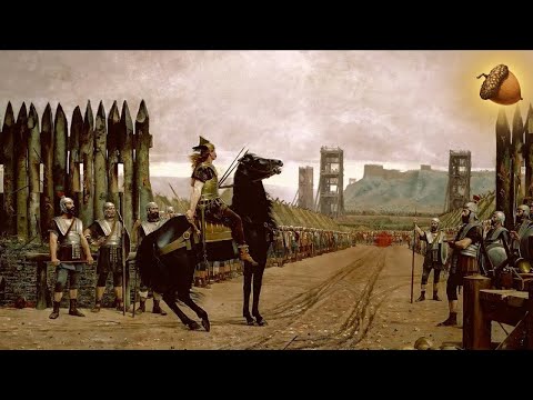 Líder romano describe su lucha contra los celtas (en irlandés)