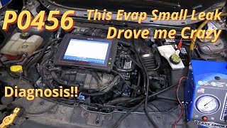 Customer Gave up Trying to Fix this Evap Small leak code P0456 & P2196 On Ford Escape