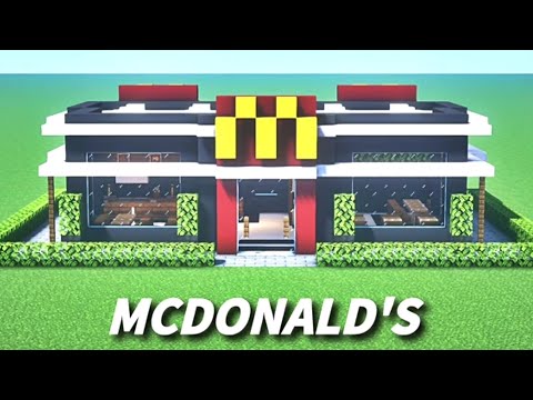🍔 COME COSTRUIRE UN MCDONALD'S SU MINECRAFT - Minecraft Tutorial ITA