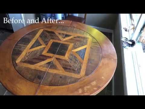 Tim McClellan - How to Refinish and Touch-up the Sun-Damaged Kitchen Table