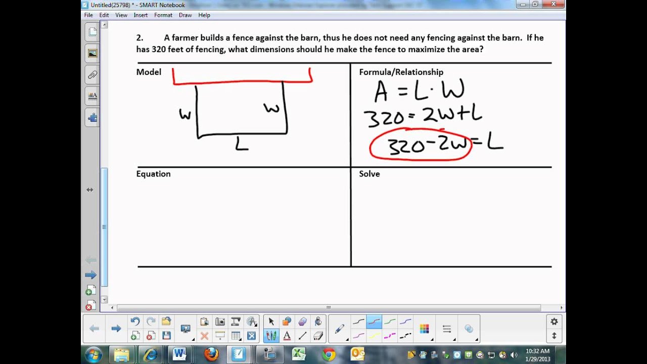 Calculus Unit 4 7 Notes Optimization Problems