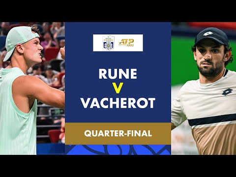 Holger Rune vs Valentin Vacherot Match Highlights | Rolex Shanghai Masters 2025