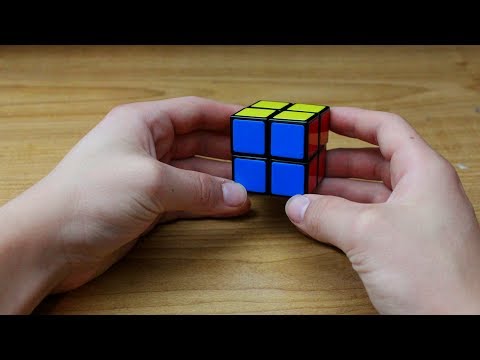 Part of a video titled How To Solve a 2x2 Rubik's Cube | Simple Method - YouTube