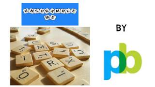 Unscramble Words Challenge # 011 by Presentations Buddy