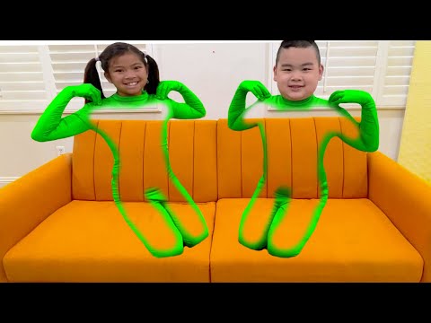 Emma Pretend Play Funny Stories with Toys for Kids about Invisible Boy!