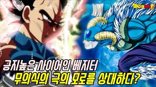 [드래곤볼 슈퍼]무의식의 극의 모로를 상대할 마지막 전사는 긍지높은 사이어인 베지터?