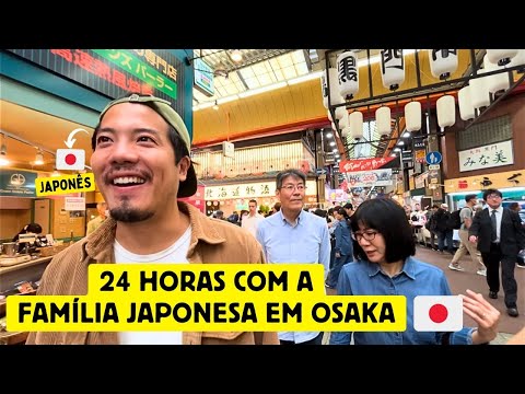 24 horas com a família japonesa em Osaka.