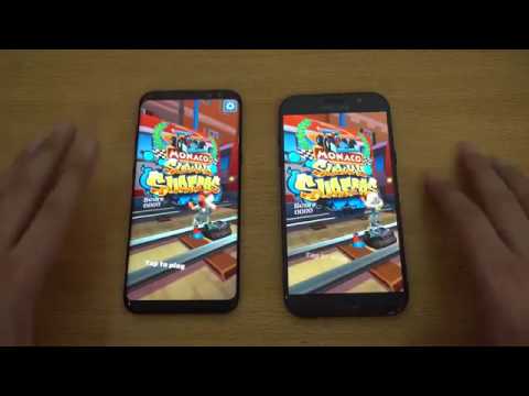 Samsung Galaxy S8 Plus vs Galaxy A7 2017 Speed Test Review