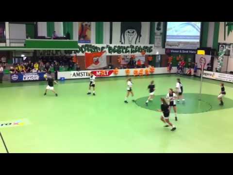 HKV Achilles C1 - de Meeuwen C1 (Poulefase NK Zaalkorfbal C-jeugd 2013)