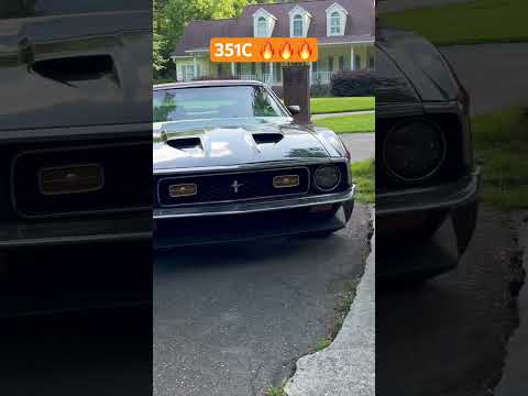 1972 Mustang 351 Cleveland Exhaust 🔥🔥 #351c #exhaust #shorts
