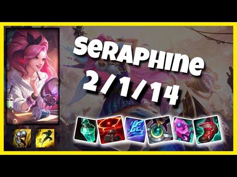 Seraphine 11.2 Gameplay Challenger Replay S11 Support (2/1/14) - KOREAN